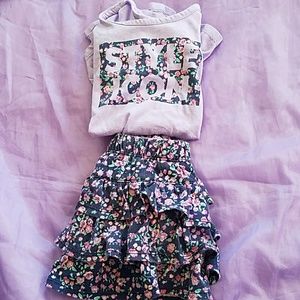 Skort and t-shirt set
